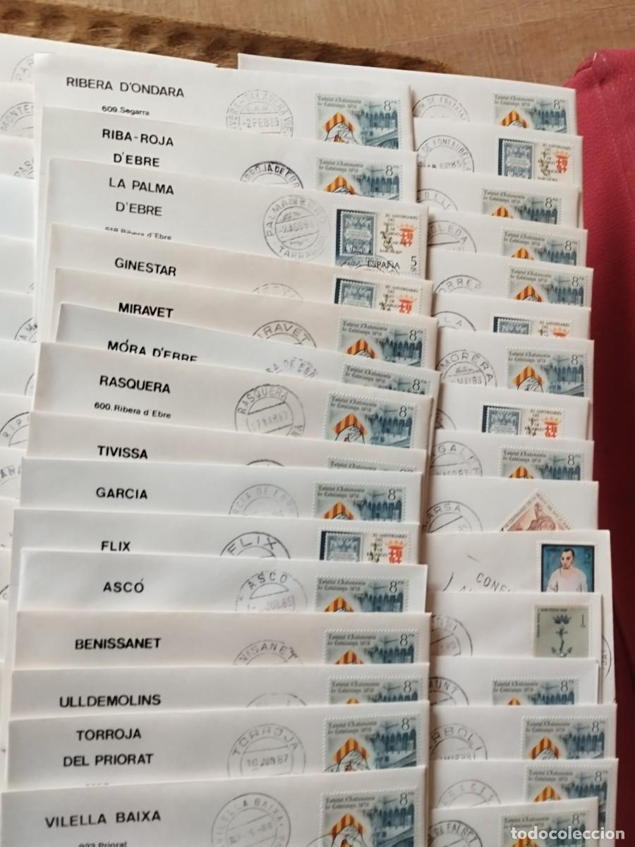 Sellos: Sobres primer d&iacute;a comarca Catalu&ntilde;a - Foto 5
