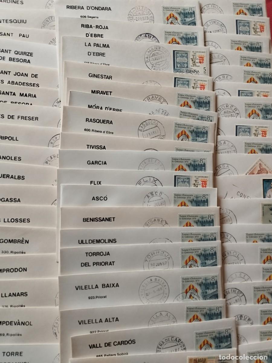 Sellos: Sobres primer d&iacute;a comarca Catalu&ntilde;a - Foto 6