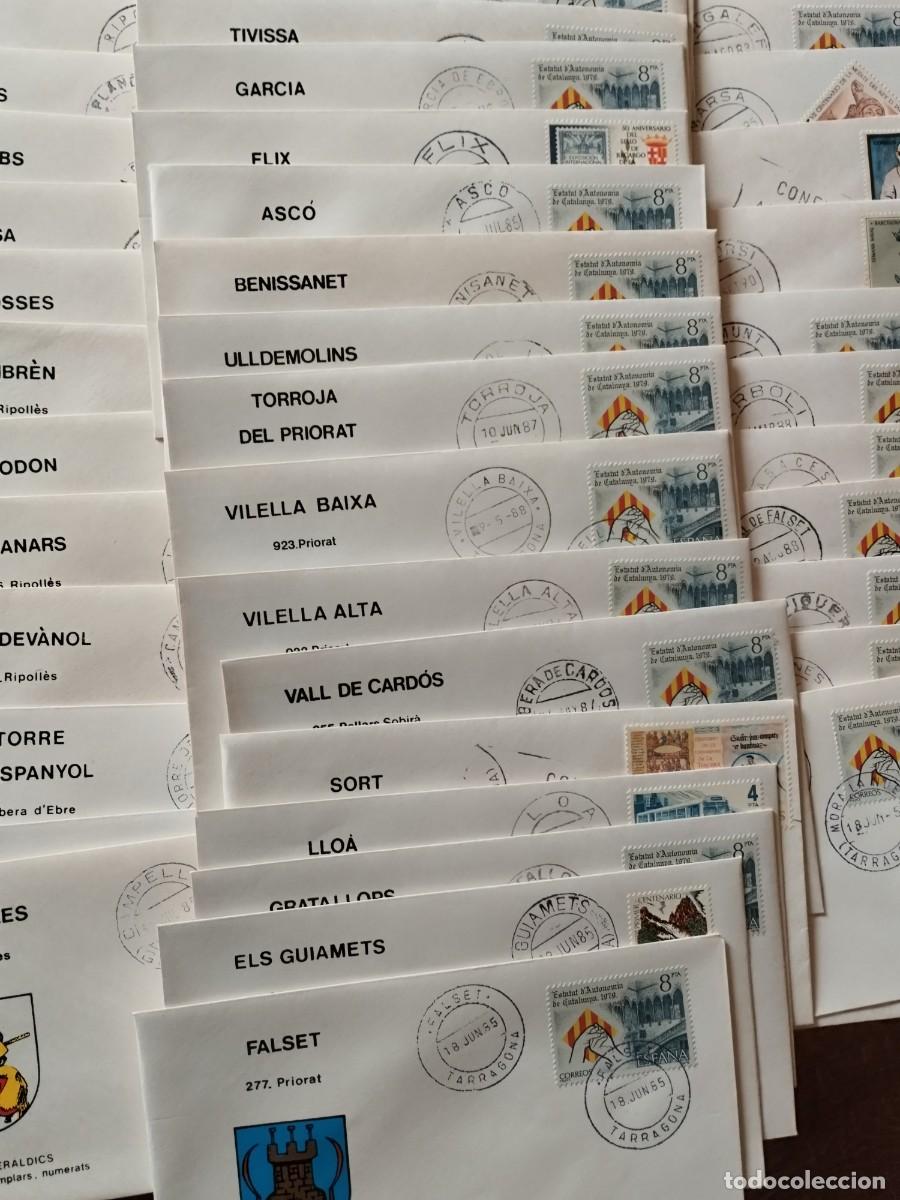 Sellos: Sobres primer d&iacute;a comarca Catalu&ntilde;a - Foto 7