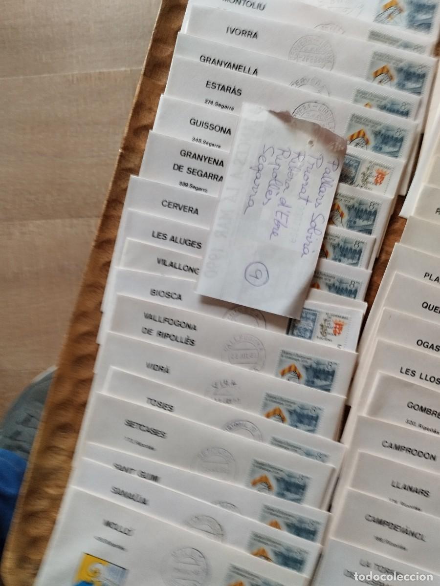 Sellos: Sobres primer d&iacute;a comarca Catalu&ntilde;a - Foto 8