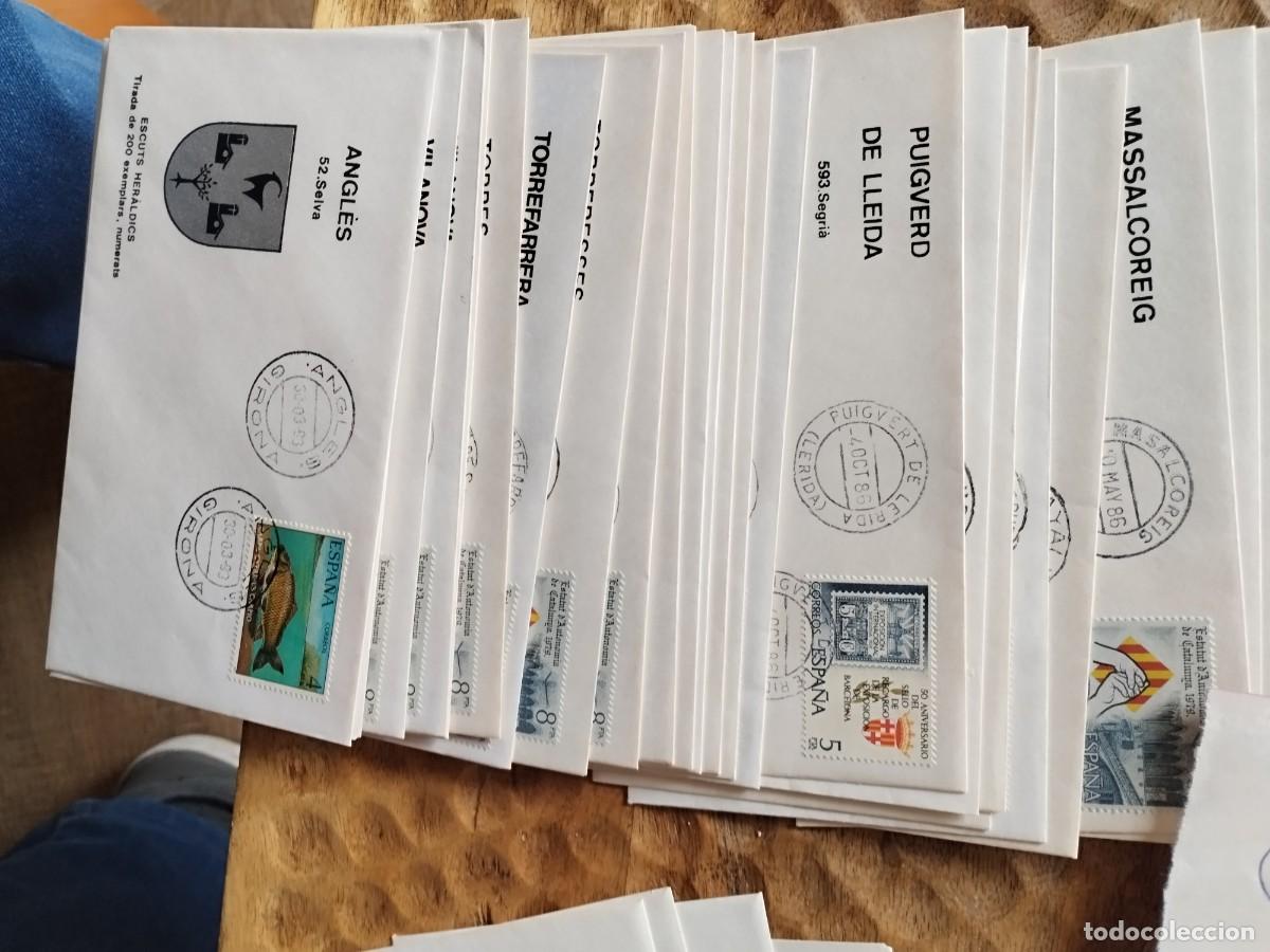 Sellos: Sobres primer d&iacute;a comarca Catalu&ntilde;a - Foto 11