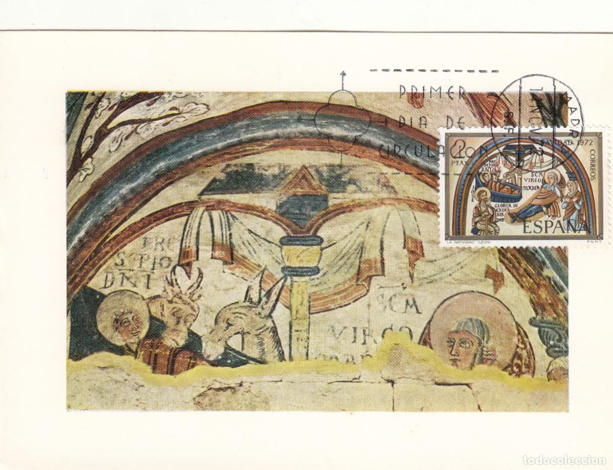 Sellos: TARJETA POSTAL: 1972 MADRID. NAVIDAD - Foto 1