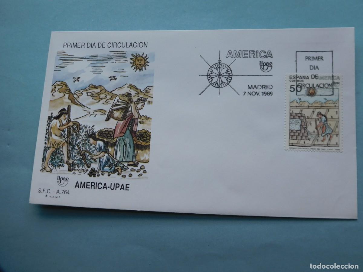 Sellos: Espa&ntilde;a, Am&eacute;rica UPAE 1989 - Foto 1