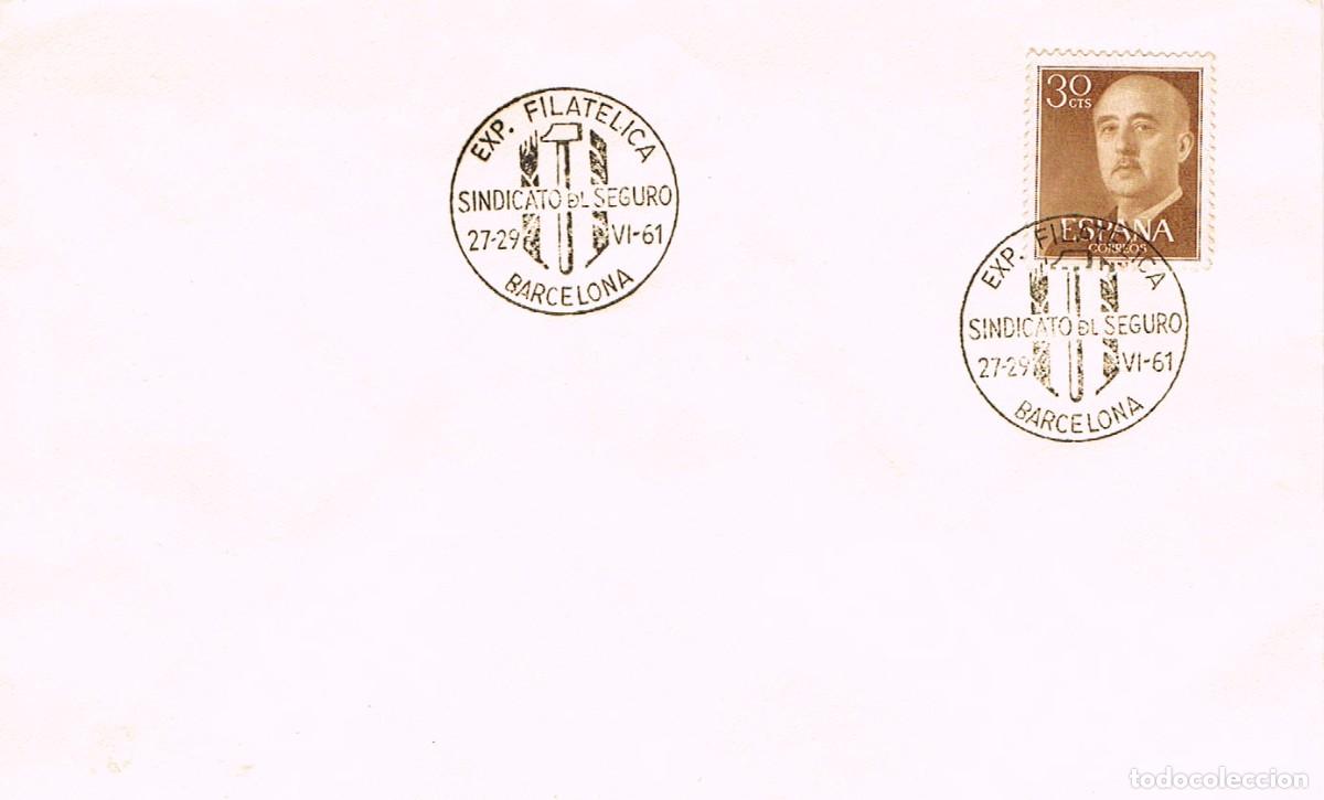 Sellos: A&Ntilde;O 1961, SINDICATO DEL SEGURO - Foto 1