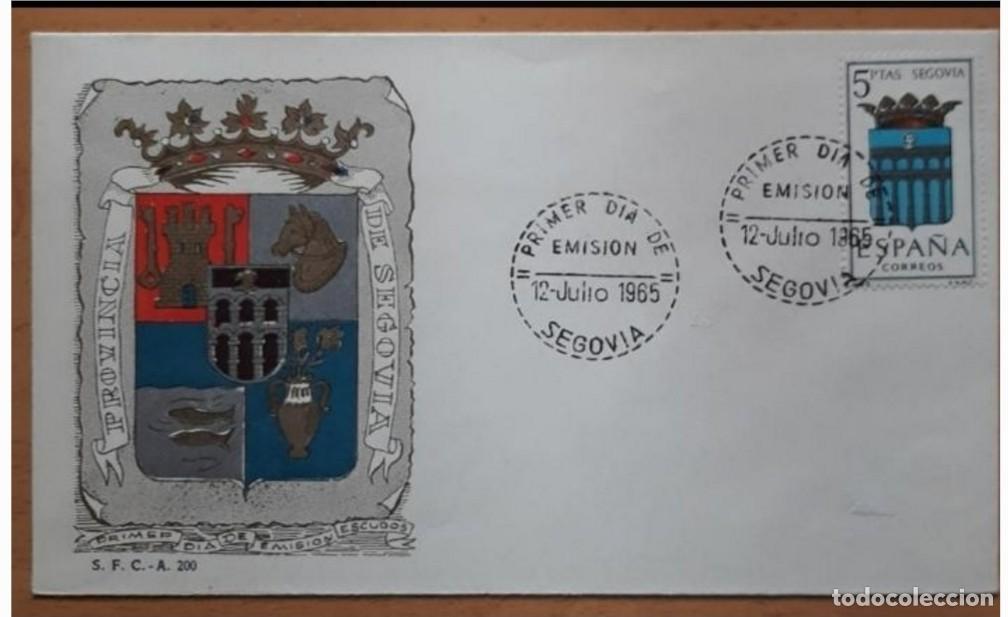 Sellos: ESPA&Ntilde;A 1965 SPD SEGOVIA - ESCUDOS. - Foto 1