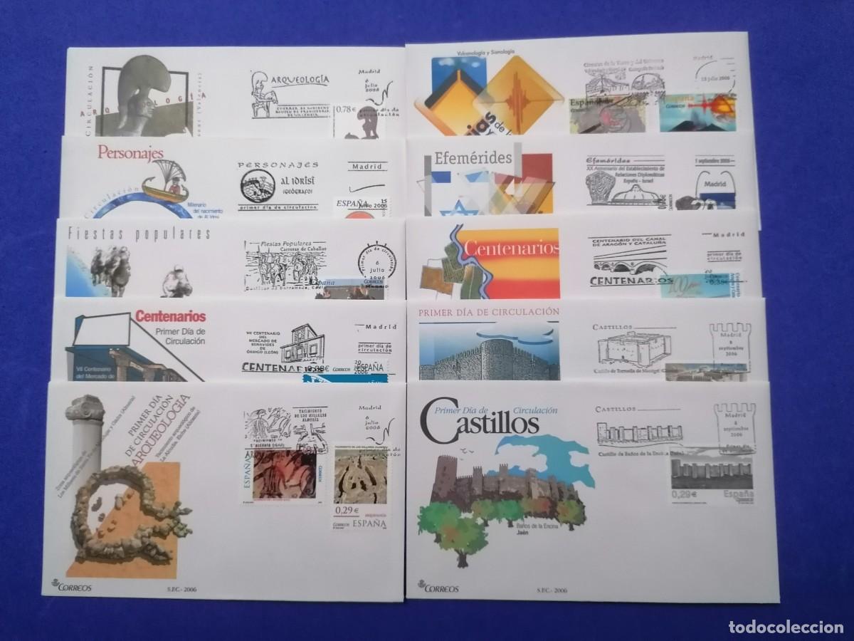 Sellos: Sobres Primer d&iacute;a Espa&ntilde;a 2006 completo - Foto 4