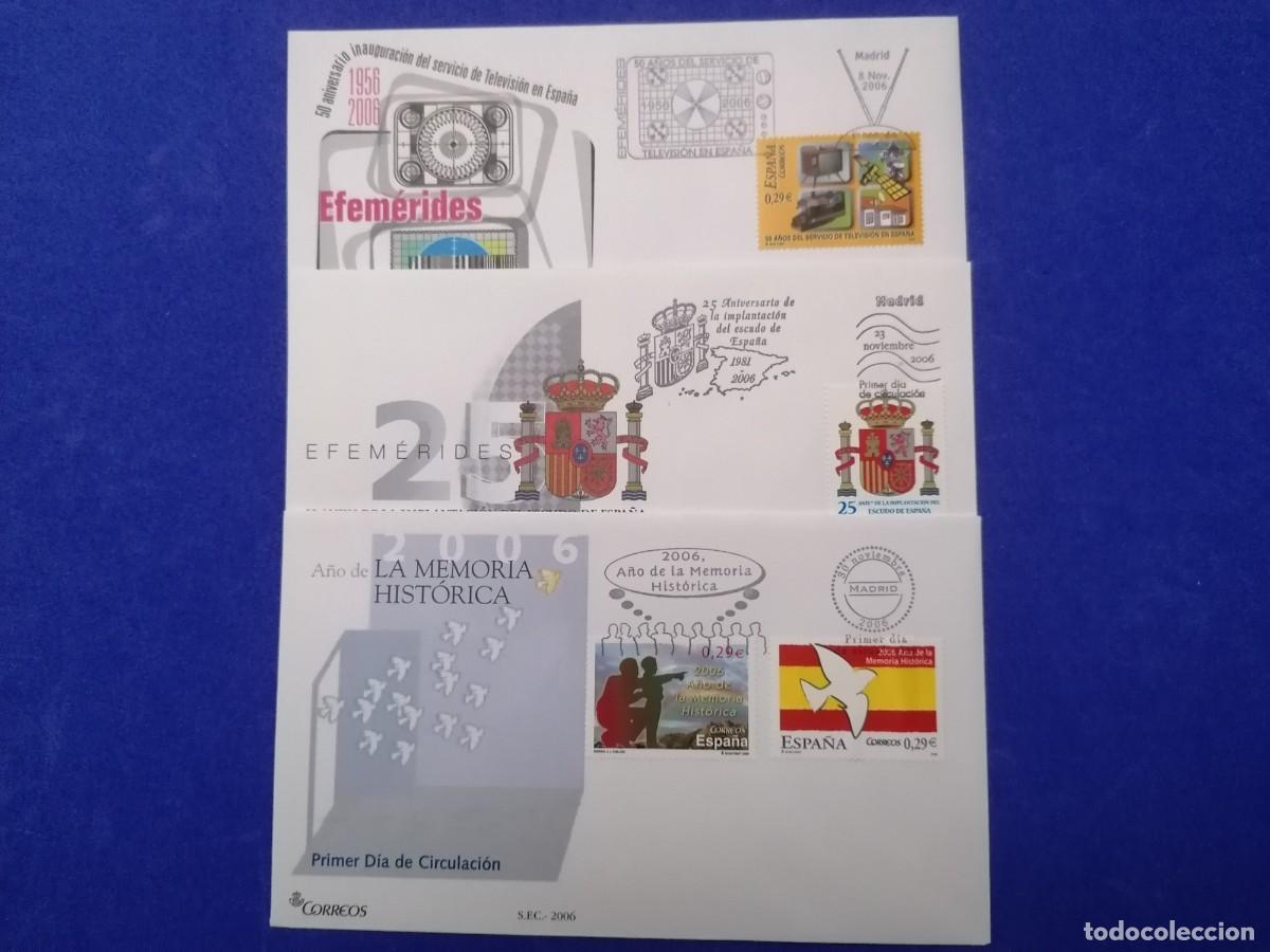 Sellos: Sobres Primer d&iacute;a Espa&ntilde;a 2006 completo - Foto 11