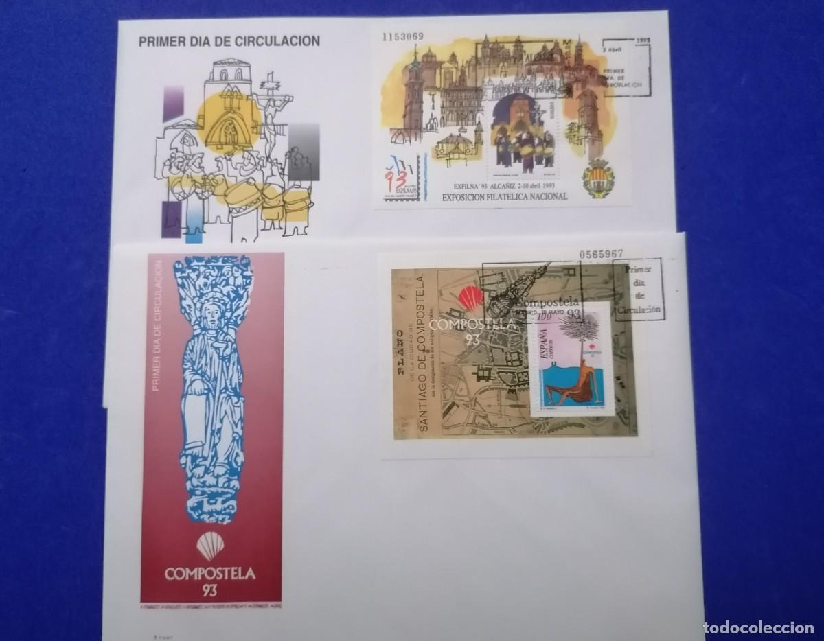 Sellos: Sobres Primer d&iacute;a Espa&ntilde;a 1993 completo - Foto 4