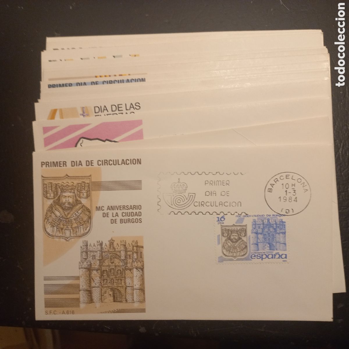 Stamps: Lote de 18 sobres de primera circulaci&oacute;n