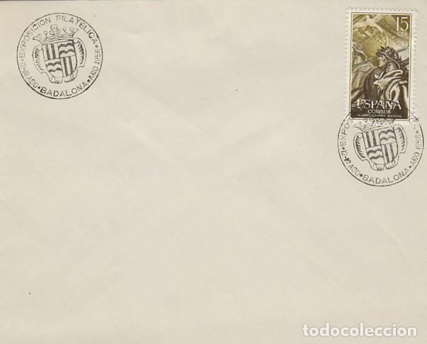 Sellos: A&Ntilde;O 1956, BADALONA, ESCUDO - Foto 1