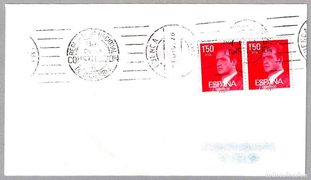 Sellos: Matasellos rodillo REFERENDUM CONSTITUCION. Cuenca 1978 - Foto 1