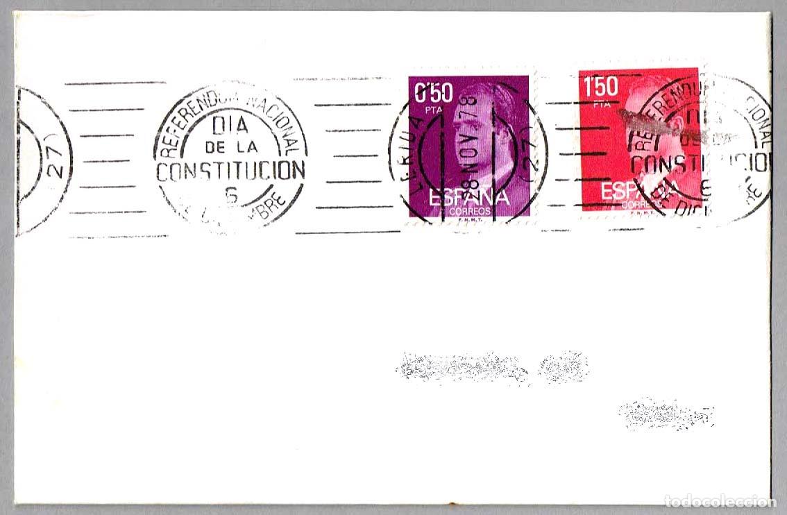 Sellos: Matasellos rodillo REFERENDUM CONSTITUCION. Lerida 1978 - Foto 1