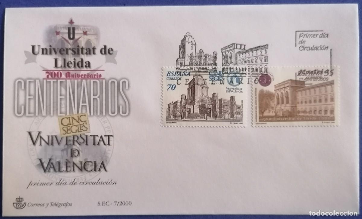 Sellos: SOBRE PRIMER DIA ESPA&Ntilde;A &rdquo;CENTENARIOS 2000&rdquo; COMPLETA - Foto 1