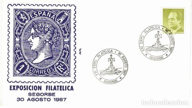 Sellos: Exposici&oacute;n filat&eacute;lica Segorbe. 30/8/1987 - Foto 1