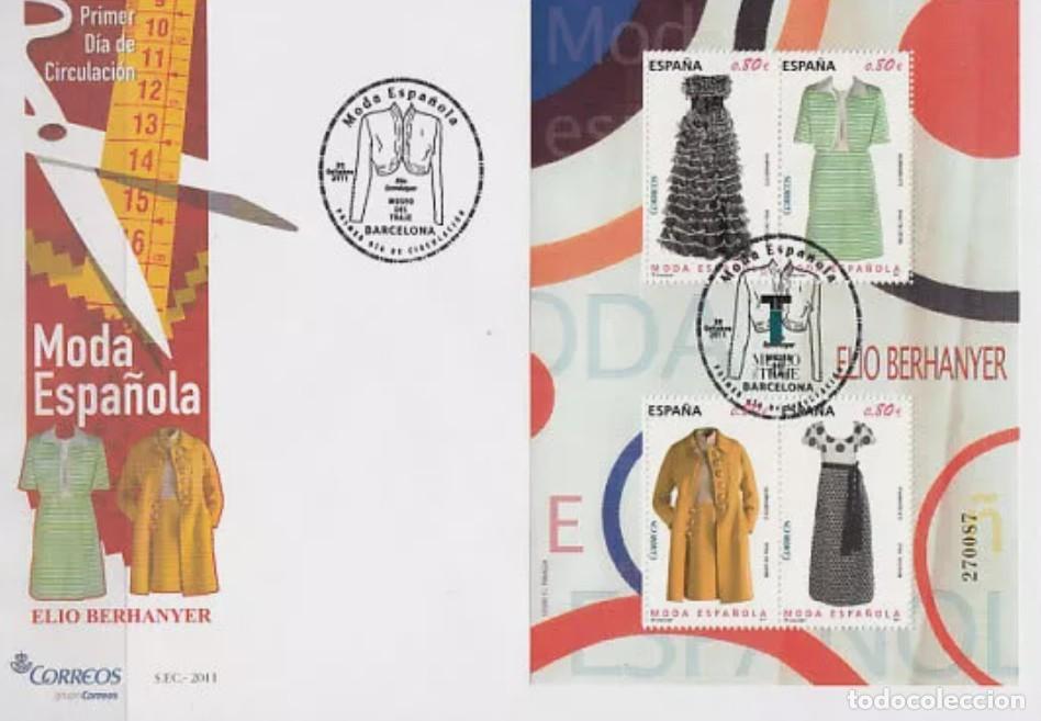 Sellos: EDIFIL 4674 SPD MODA ESPA&Ntilde;OLA ELIO BERHAYER HB 4 VALORES