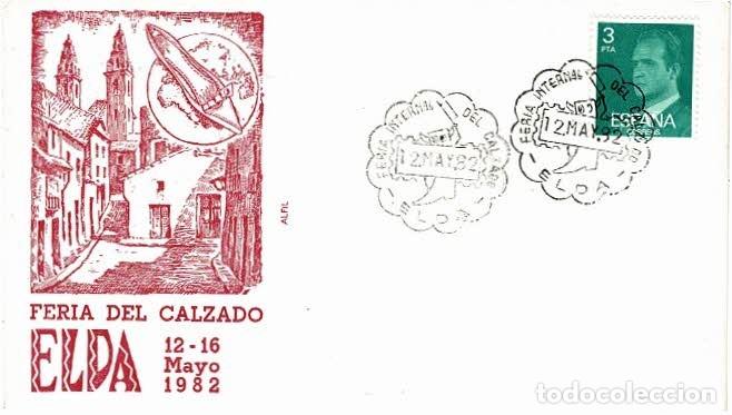 Sellos: Feria internacional del calzado. Elda. 12/5/1981 - Foto 1