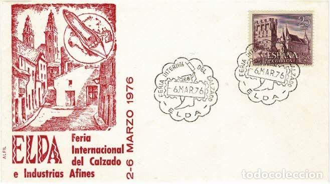 Sellos: Feria internacional del calzado e industrias afines. Elda. 2/3/1976 - Foto 1