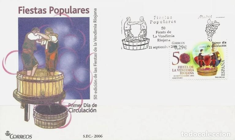 Selos: EDIFIL 4265 FIESTAS POPULARES LA VENDIMIA RIOJANA