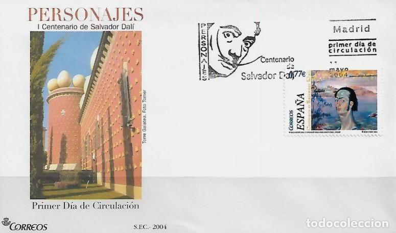 Sellos: EDIFIL 4081 CENTENARIO SALVADOR DALI SPD - Foto 1