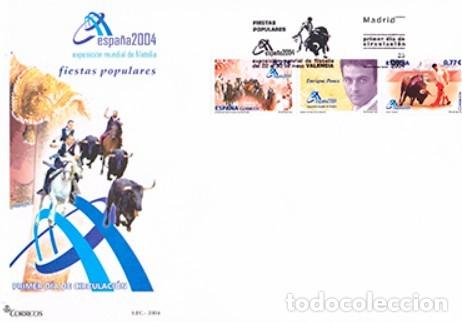 Selos: EDIFIL 4085 Y 4086 EXPO MUNDIAL FILATELIA LA MUSICA S P D 2 VALORES CON BANDEROLA 2004