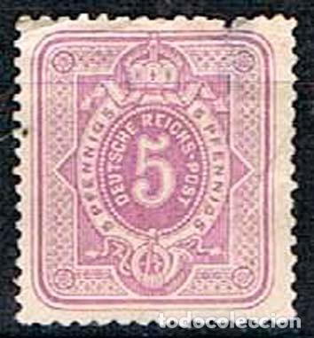 Timbres: Alemania Reich Ivert n&ordm; 31 (a&ntilde;o 1875), b&aacute;sica sin matasellar ver estado en fotograf&iacute;a catalogo 150 &euro;