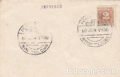 Briefmarken: A&Ntilde;O 1950, FERIA DE MUESTRAS BARCELONA, MATASELLO DE LA ESTAFETA DE LA FERIA