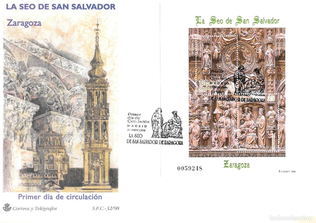 Briefmarken: EDIFIL 3565 LA SEO DE SAN SALVADOR ZARAGOZA SPD H B