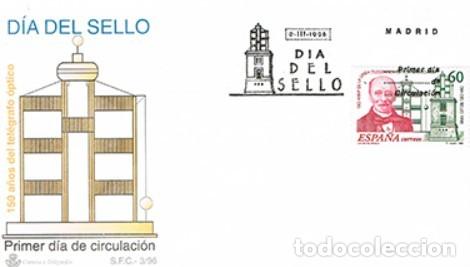 Sellos: EDIFIL 3410 DIA DEL SELLO 150 A&Ntilde;OS TELEGRADO OPTICO SPD