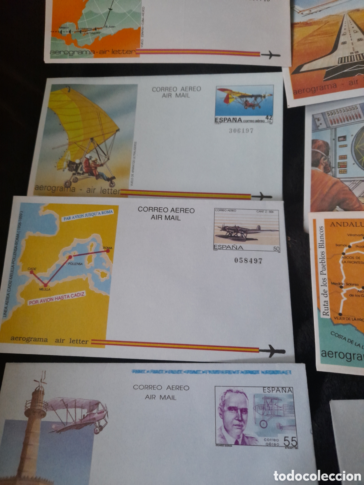 Sellos: Lote de 11 aerogramas.Correo aereo - Foto 2