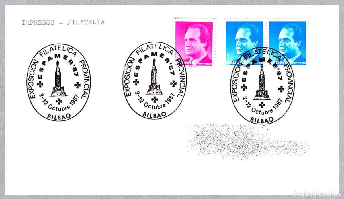 Sellos: Matasellos EXP. ESPAMER87. Bilbao 1987 - Foto 1