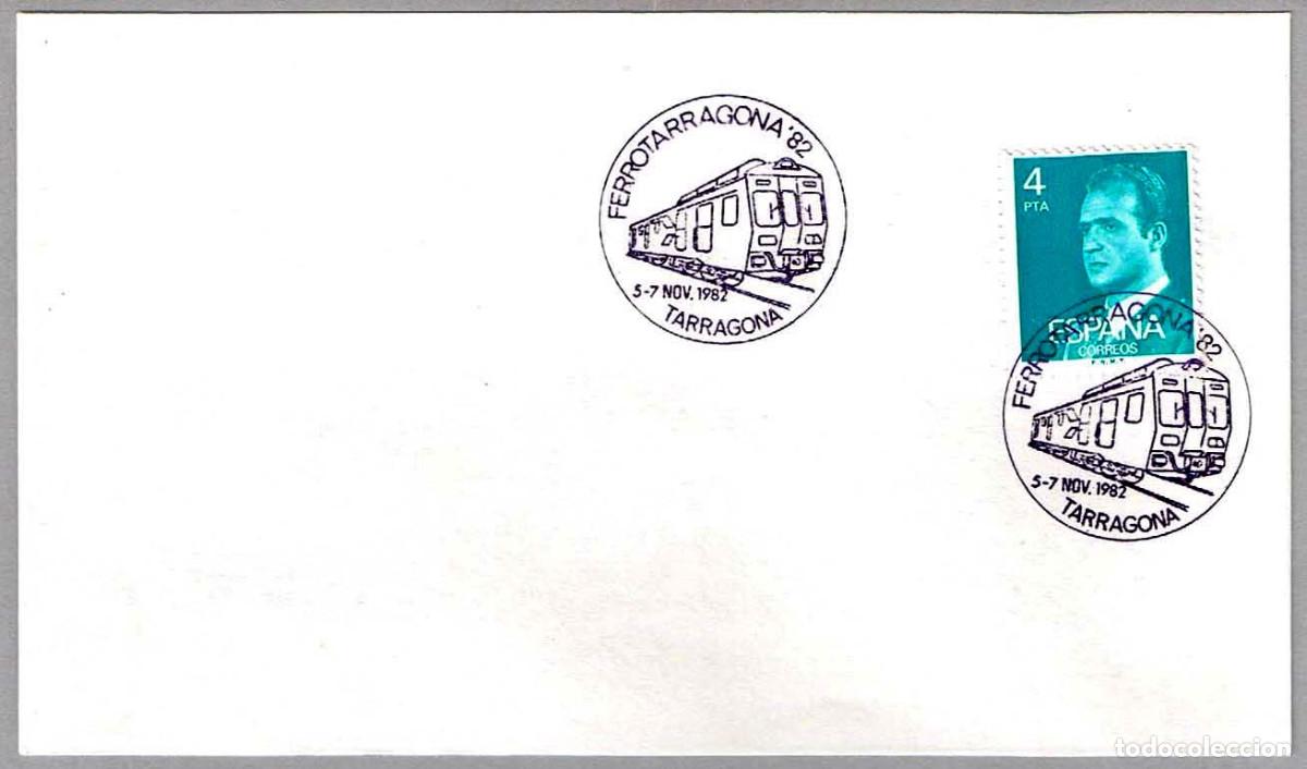 Sellos: Matasellos FERROTARRAGONA82. Tarragona 1982 - Foto 1