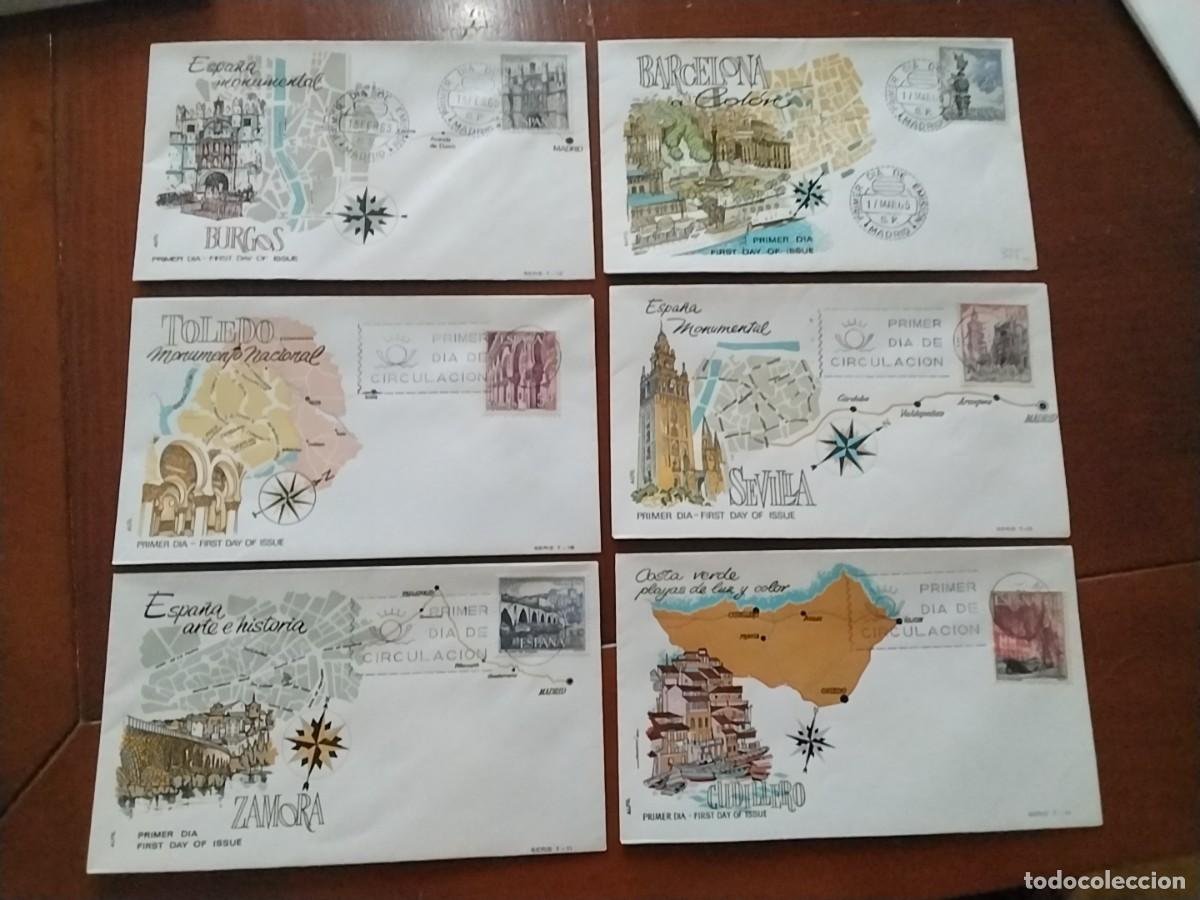 Sellos: Sobres primer dia Espa&ntilde;a - Foto 1