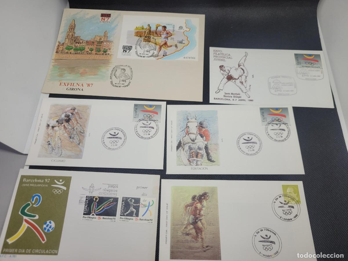 Sellos: SOBRES PRIMER DIA A&Ntilde;OS 80 Y 90 - Foto 2