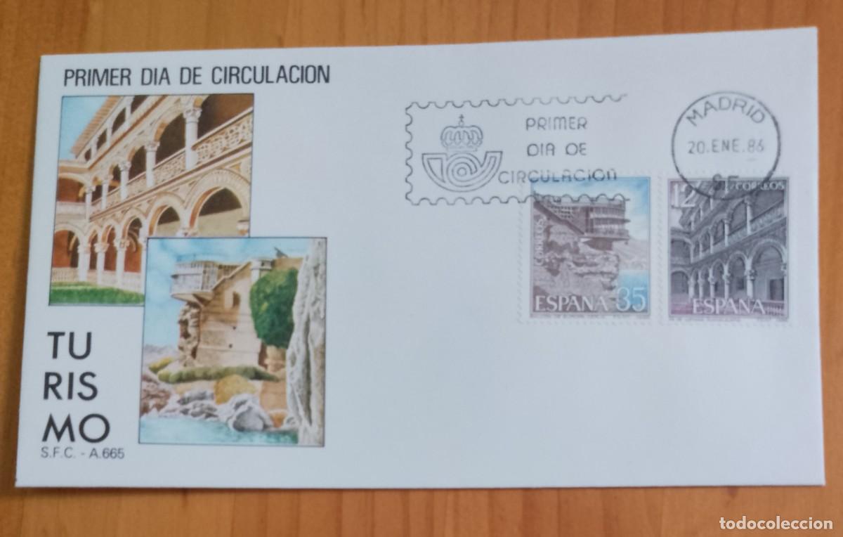Sellos: ESPA&Ntilde;A, SOBRE PRIMER DIA - TURISMO - Foto 1