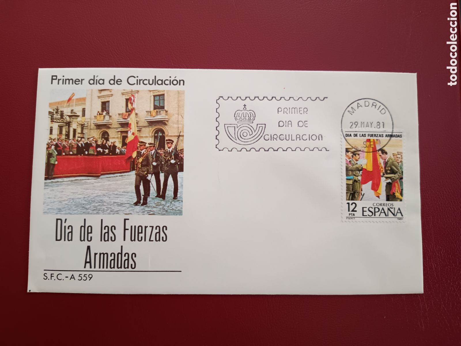 Sellos: D&Iacute;A DE LAS FUERZAS ARMADAS - 29 MAYO 1981