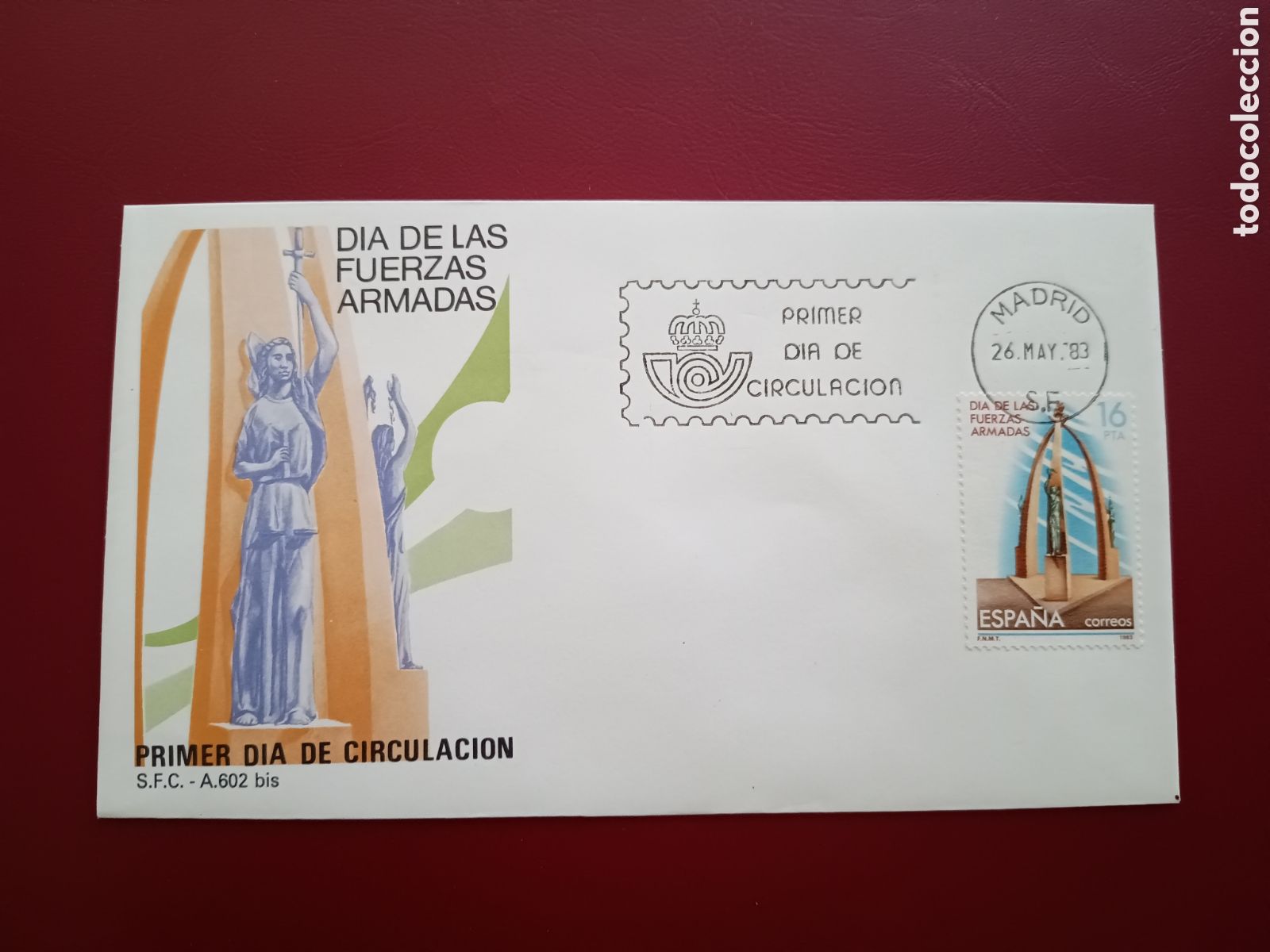 Sellos: D&Iacute;A DE LAS FUERZAS ARMADAS - 26 MAYO 1983