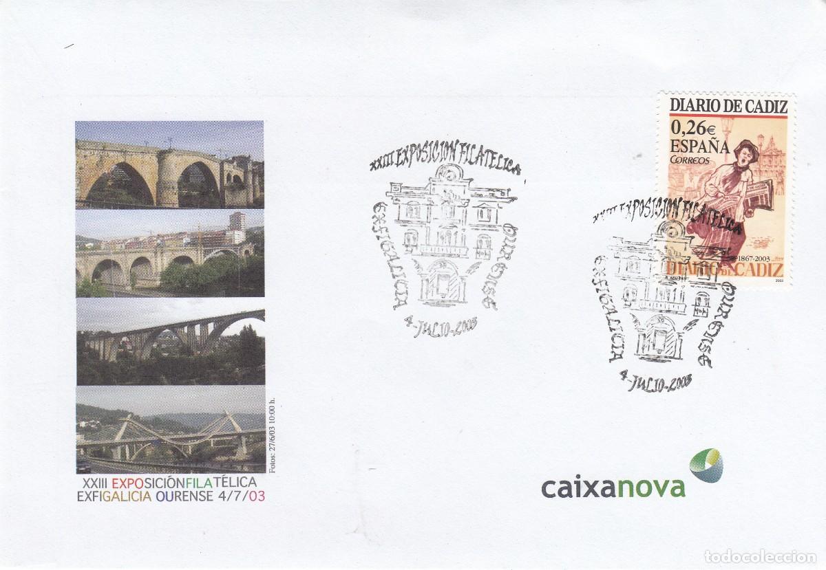 Sellos: MATASELLOS EXFIGALICIA - OURENSE 2003 - Foto 1