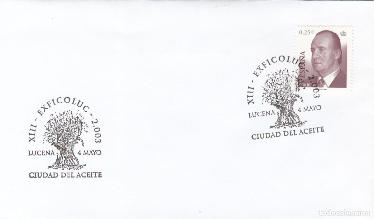 Sellos: MATASELLOS EXFICOLUC - 2003 - LUCENA - CIUDAD DEL ACEITE - Foto 1