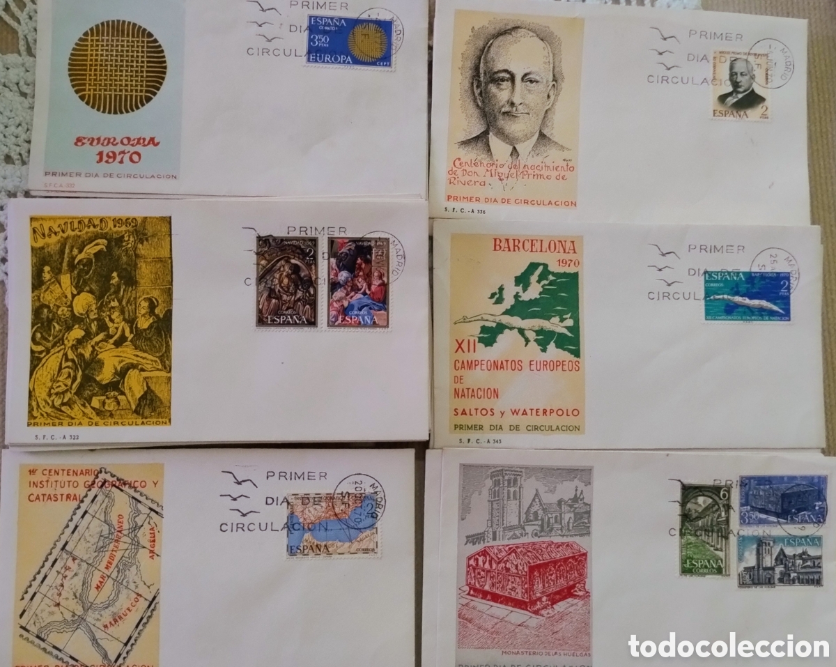 Sellos: Sobres primer d&iacute;a de circulaci&oacute;n. 25 - Foto 1