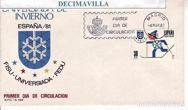 Sellos: SPD2608, SOBRE PRIMER DIA ESPA&Ntilde;A 2608 - Foto 1