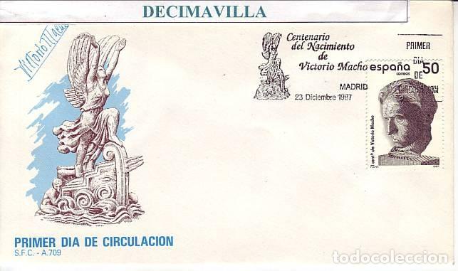 Sellos: SPD2884, SOBRE PRIMER DIA ESPA&Ntilde;A 2884 - Foto 1