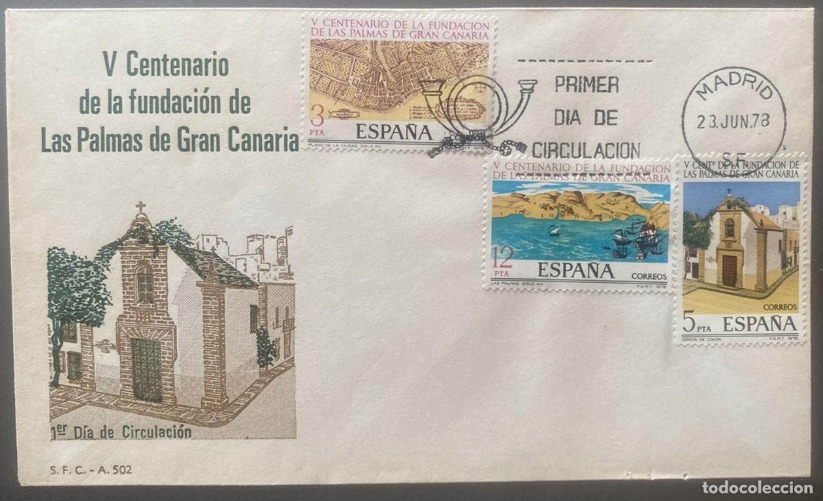 Sellos: SPD2477, SOBRE PRIMER DIA ESPA&Ntilde;A 2477/79 - Foto 1