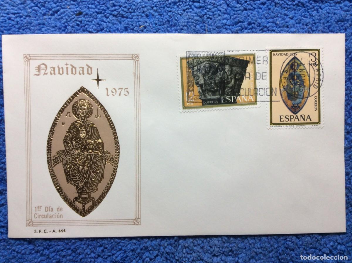 Sellos: ESPA&Ntilde;A. 1975 SOBRE PRIMER D&Iacute;A (1BBF04) - Foto 1