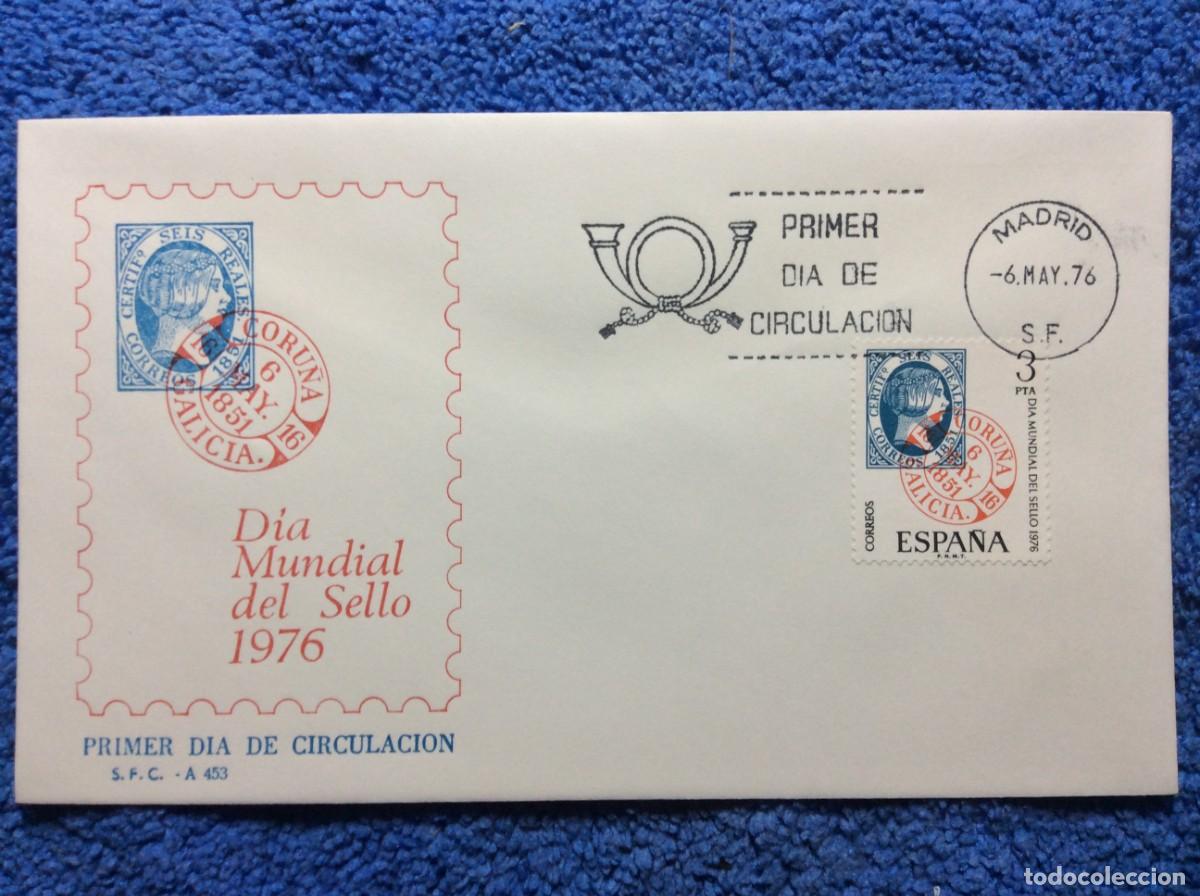 Sellos: ESPA&Ntilde;A. 1976 SOBRE PRIMER D&Iacute;A (1BBF10) - Foto 1