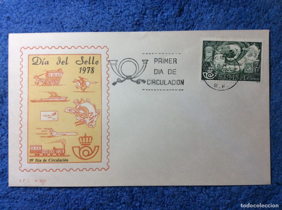 Sellos: ESPA&Ntilde;A. 1978 SOBRE PRIMER D&Iacute;A (1BBF15) - Foto 1