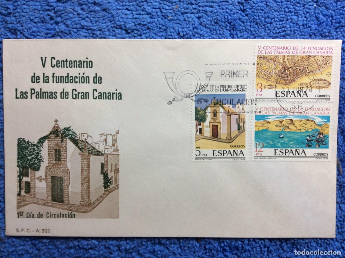 Sellos: ESPA&Ntilde;A. 1978 SOBRE PRIMER D&Iacute;A (1BBF16) - Foto 1