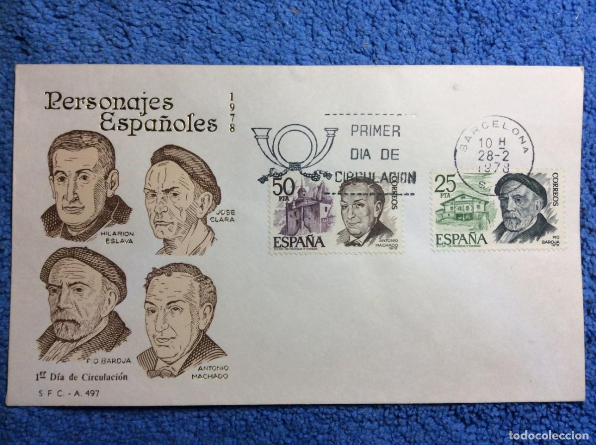 Sellos: ESPA&Ntilde;A. 1978 SOBRE PRIMER D&Iacute;A (1BBF19) - Foto 1