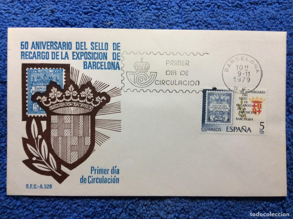 Sellos: ESPA&Ntilde;A. 1979 SOBRE PRIMER D&Iacute;A (1BBF21) - Foto 1