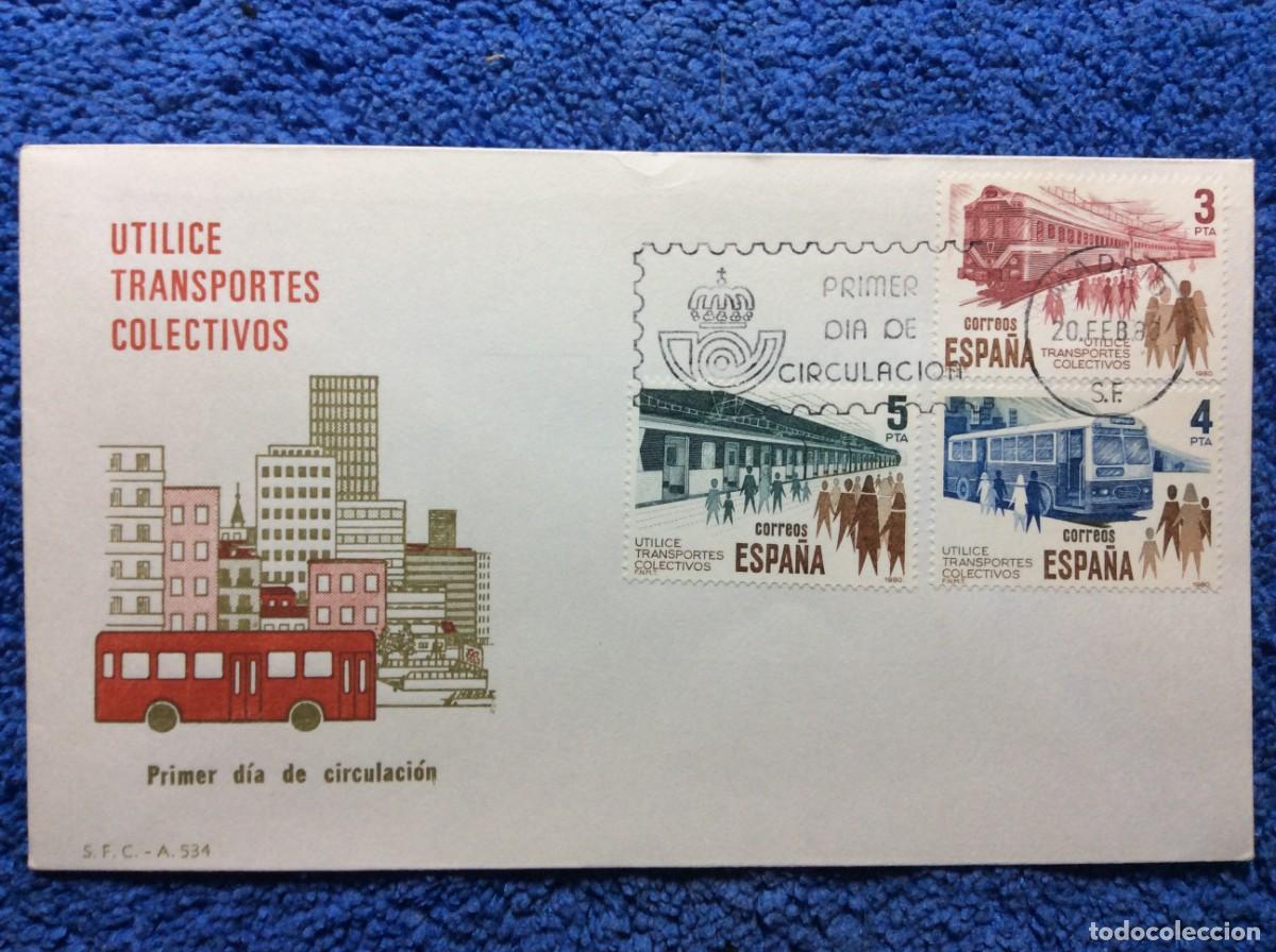 Sellos: ESPA&Ntilde;A. 1980 SOBRE PRIMER D&Iacute;A (1BBF27) - Foto 1