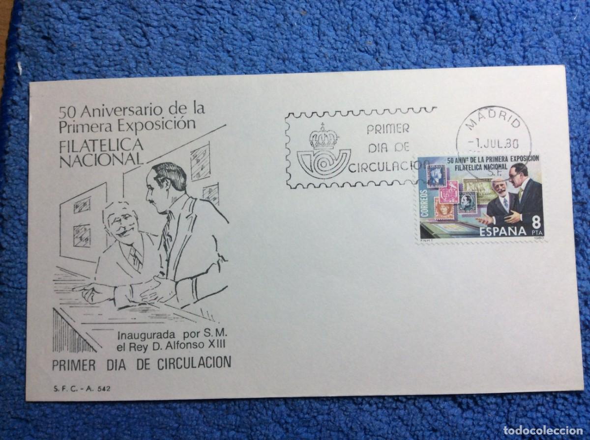 Sellos: ESPA&Ntilde;A. 1980 SOBRE PRIMER D&Iacute;A (1BBF29) - Foto 1